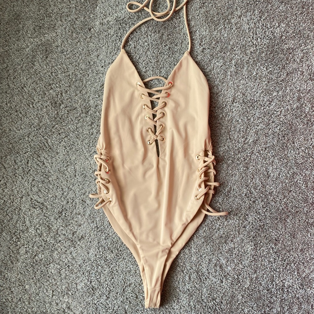 F21 Nude Bodysuit